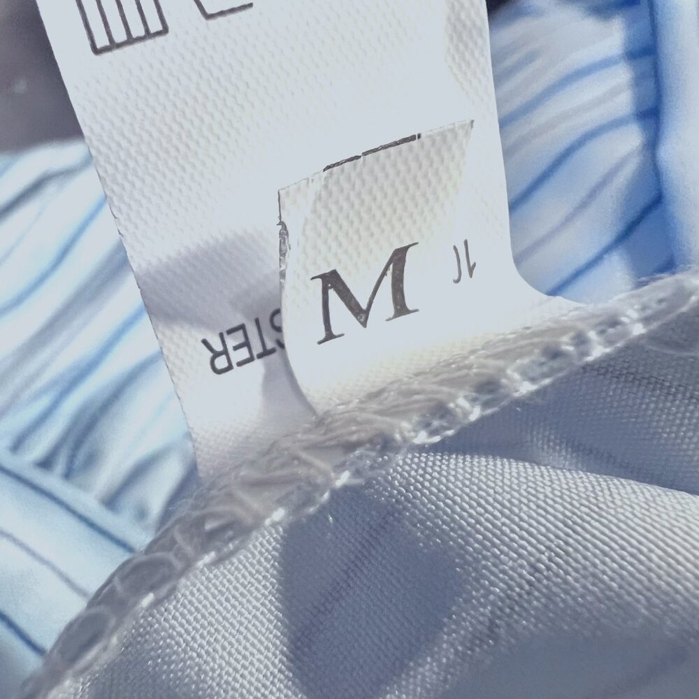 Maxi Striped Blue/Lilac Dress-Size Med.-Ruffled Layered Stretch Dress-NWOT - Picture 15 of 16